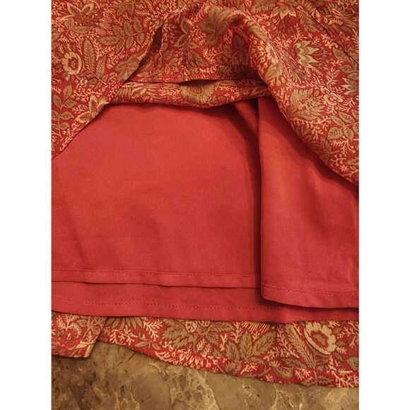 Banana Republic fall vibes square neck tiered dress size small - Picture 8 of 10